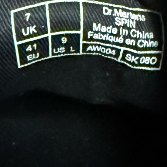 Dr. Martens Gold Snake Skin SPIN Shoes - Picture 5 of 6